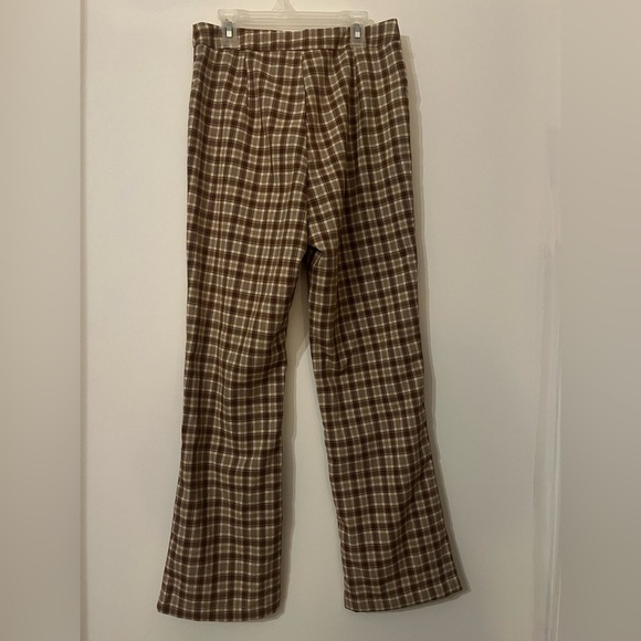 THE CUTEST brown plaid trousers - Picture 2 of 3